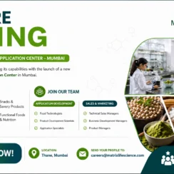 Matrix Life Science Hiring 2026 | Food Technologists, Application Specialists, Technical Sales | Thane Mumbai