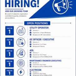 Nagindas Hiralal Bhayani Hiring for QC, Utility, ADL and Maintenance Professionals