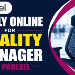 Apply Online for Quality Manager at PAREXEL