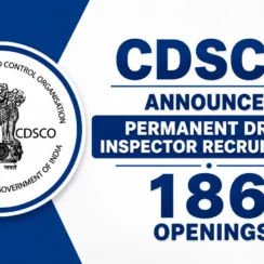 UPSC Drug Inspector CDSCO Recruitment 2026 | 186 Posts | Apply Online | Last Date 17-07-2026