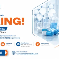 Aarti Pharmalabs Walk-in Interview | Production & QC Jobs in Maharashtra | Apply Now on 05 July 2026