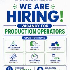 Bliss GVS Healthcare Production Operator Jobs 2026 | Palghar Maharashtra | Granulation Coating Compression | 2-4 Years