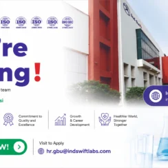 Ind-Swift Laboratories Walk-in Interview for QA & QC Jobs | Officer, Sr. Officer & Executive Vacancies on 12th July 2026
