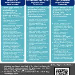 JAMP India Pharmaceuticals Hyderabad Walk in Interview