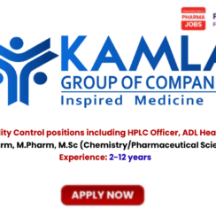Kamla Group QC Jobs in Boisar Tarapur: Quality Control Opportunities