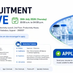 Exciting Career Opportunities: Walk-In Interview for Engineering & Production Roles in Gujarat on 16th July 2026 (Thursday)