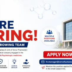 Verve Human Care Laboratories Recruitment 2026 | Production, QA, HR, Sales, DRA & Accounts Pharma Jobs in Dehradun