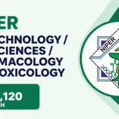 Advertisement for Biotechnology / Life Sciences / Pharmacology and Toxicology at NIPER