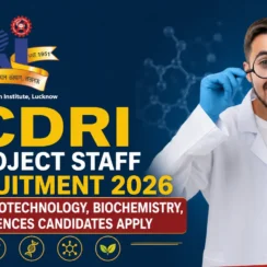 CDRI Project Staff Recruitment 2026