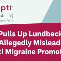 FDA Pulls Up Lundbeck Over Allegedly Misleading Vyepti Migraine Promotion
