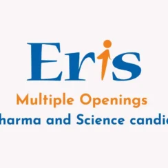 Multiple Openings for Pharma and Science candidates at Eris Therapeutics Ltd