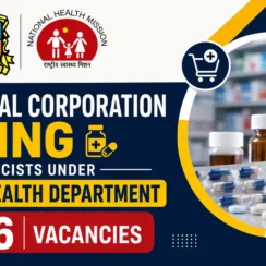 Municipal Corporation Hiring Pharmacists under Public Health Department