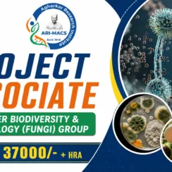 Project Associate Job under Biodiversity & Paleobiology (Fungi) Group at Agharkar Research Institute