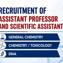 Recruitment of Assistant Professor and Scientific Assistant at NFSU