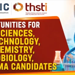 Opportunities for Life Sciences, Biotechnology, Biochemistry, Microbiology, Pharma Candidates